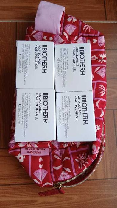 Biotherm Aquasource Hyalu Plump Gel si geanta cosmetica MyLittleBox