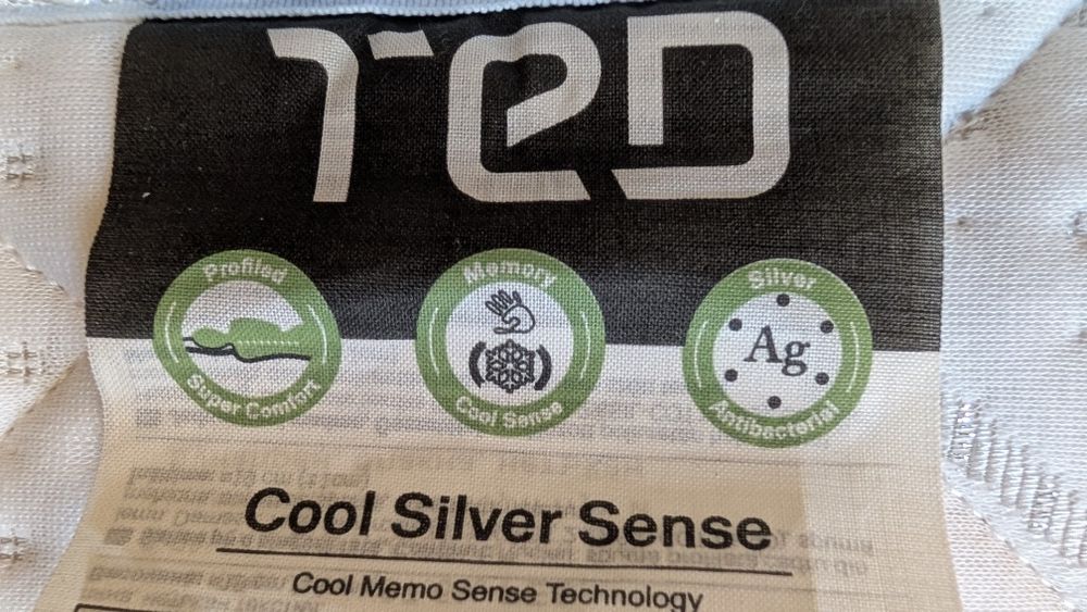 Двулицев матрак 90х200 TED SILVER STAR MEMORY