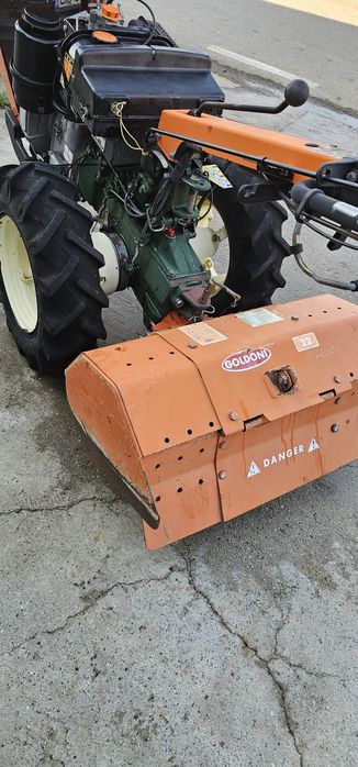 Motocultor Goldoni special Lux 140 ,pornire  electrica, lombardini diesel