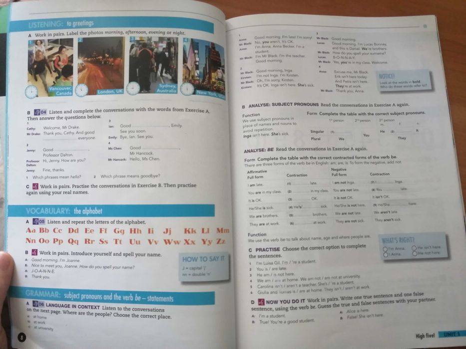 Open Mind A1, учебник