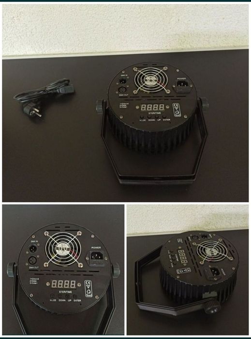 lumini rgb par led 54 x 3 w DMX slim petrecere disco arhitectura