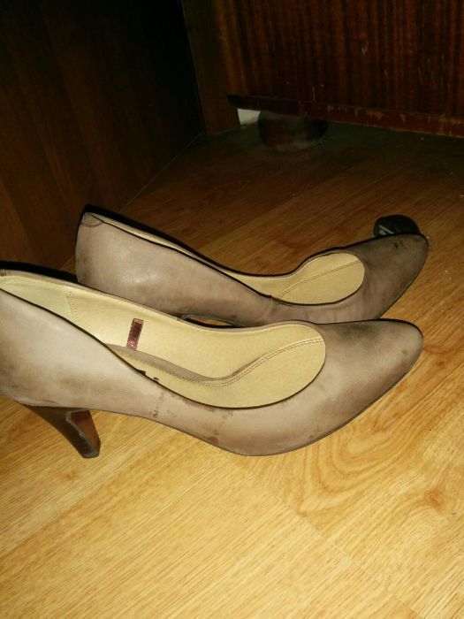 Pantofi noi dama piele naturala alcantara