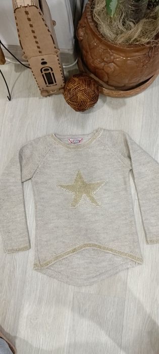 Вязаная кофта со звездой