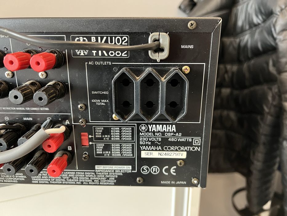 Yamaha DSP-A2 5х100W при 0.02% усилвател, дистанционно, отличен