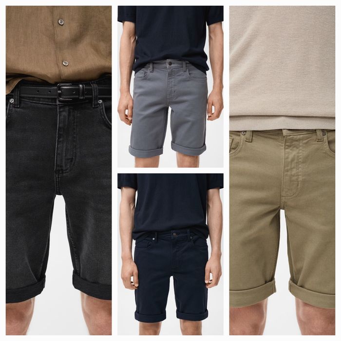 Blugi scurti barbati 32,34,36,Mango