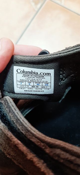 Sandale drumetie columbia piele marime 40 25 cm