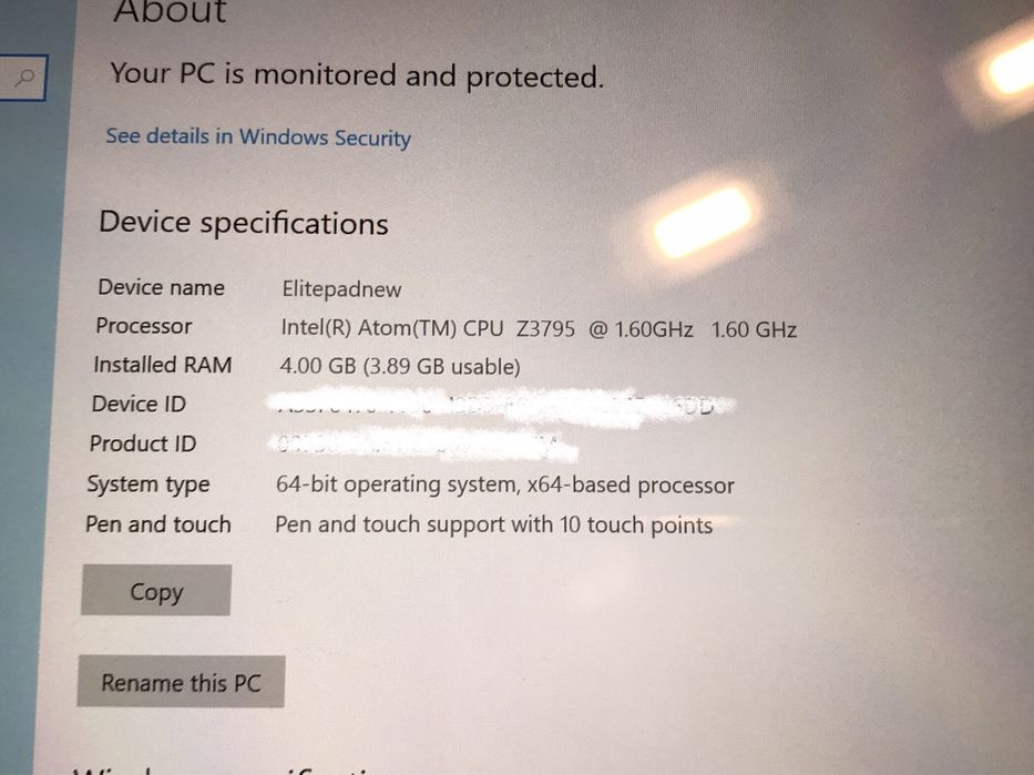 Промоция Оригинален HP Elitepad 1000 G2