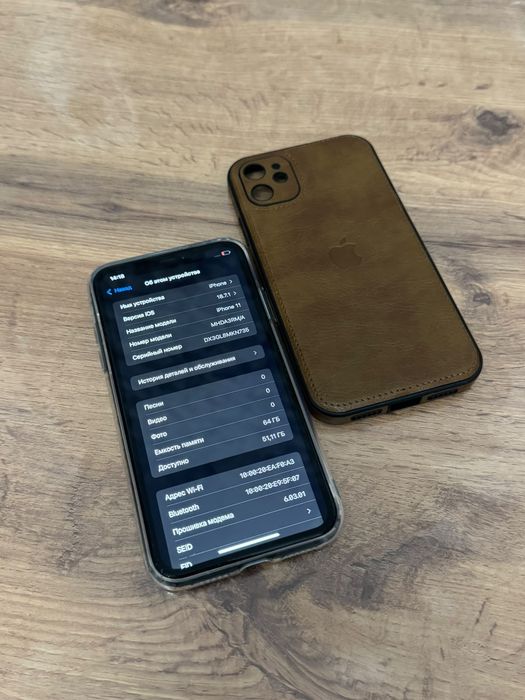 Iphone 11 на 64 gb акб 73%