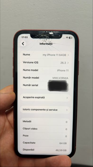 iPhone 11 64 gb red(rosu)