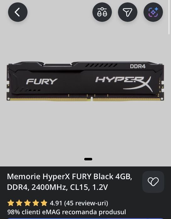 HyperX 4gb ram ddr4 2400mhz