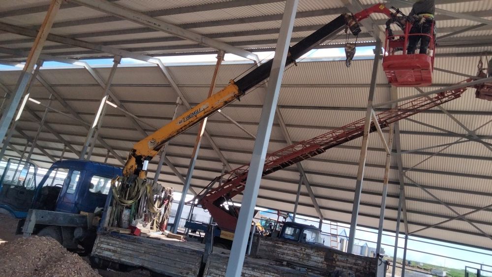 Услуги манипулятора, автовышки