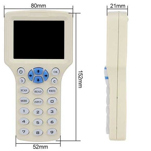 Професионална машинка за копиране на чипове за входни врати, асансьори