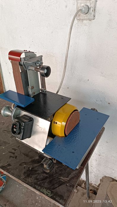 Гриндер Ленточно-шлифовальный станок 2 в 1