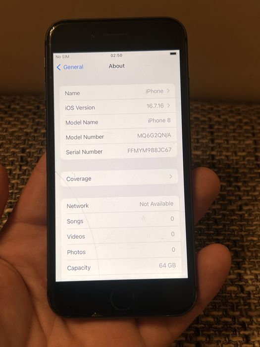 iPhone 8  de 64 gb perfect functional