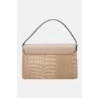 Чанта  "croco"ефект черна