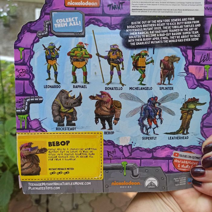 Figurina Turtles articulata