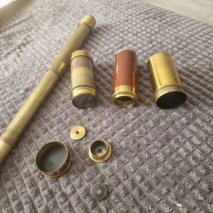 Ochean vechi din alamă 85 cm