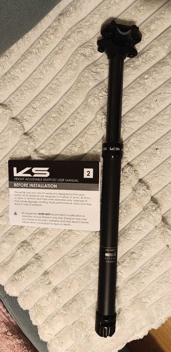 KS e20i Dropper Post - Ново 27.2\text{mm} (Вътрешно Окабеляване)