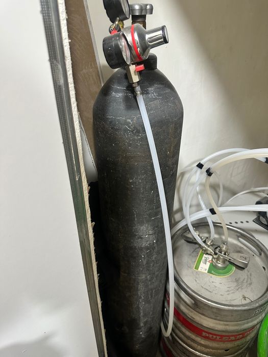 Углекислотный (CO₂) газовый баллон, gazballon, ugli gaz ballon