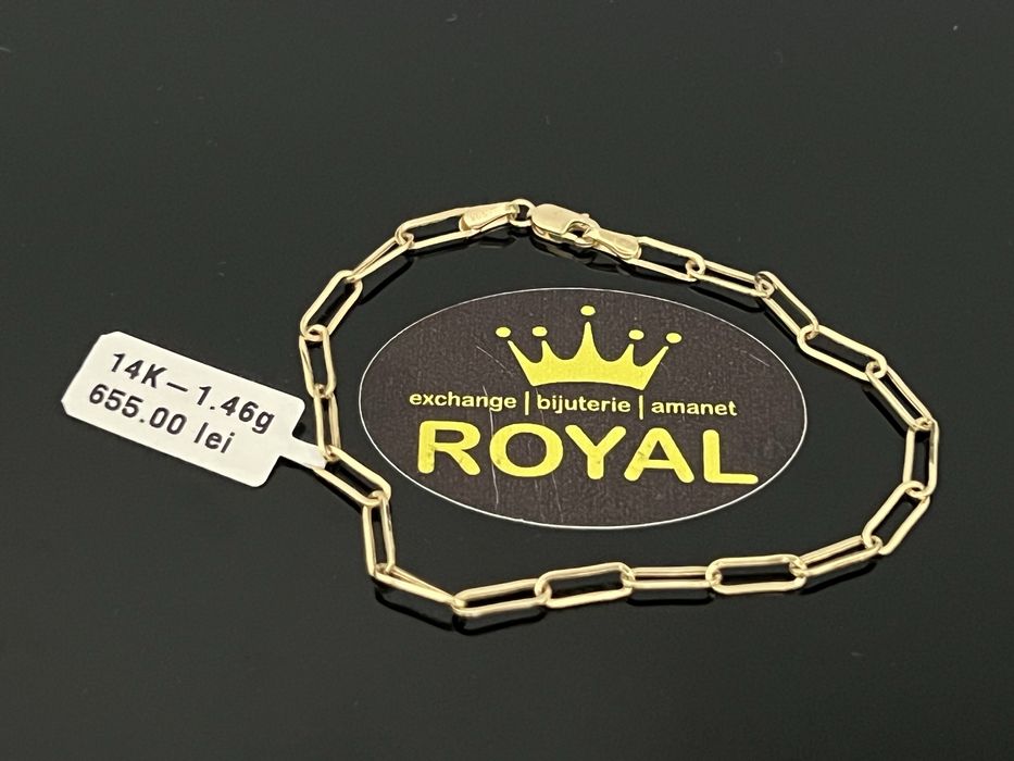 Bijuteria Royal CB : Bratara  aur 14k 585   1,46 gr