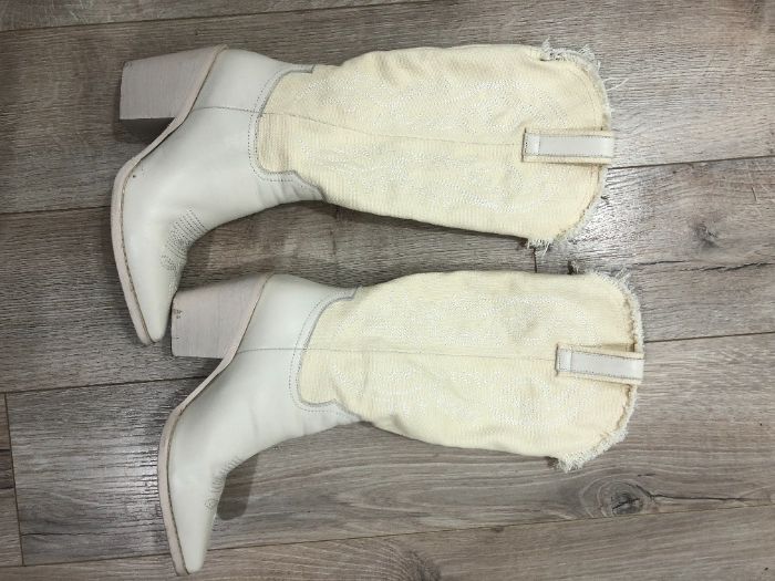 cizme western din piele