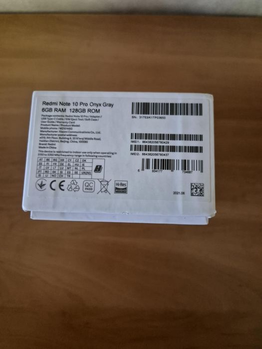 Xiaomi Redmi note 10pro