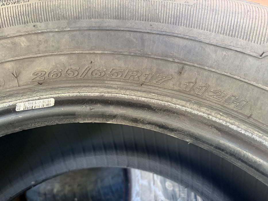 Продам б/у резину 265/65/17