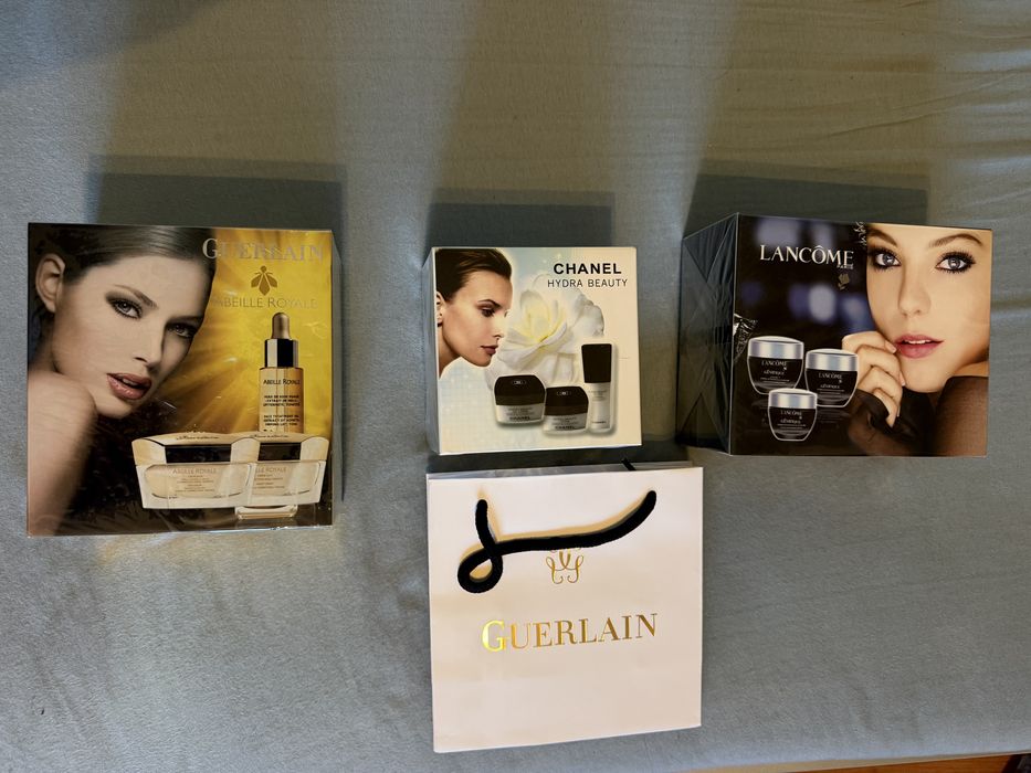 Seturi cosmetice de lux Lancôme, Guerlain & Chanel – Noi, originale