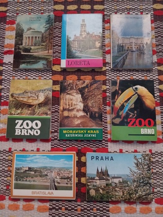 Broșuri turistice Vintage de colecție.