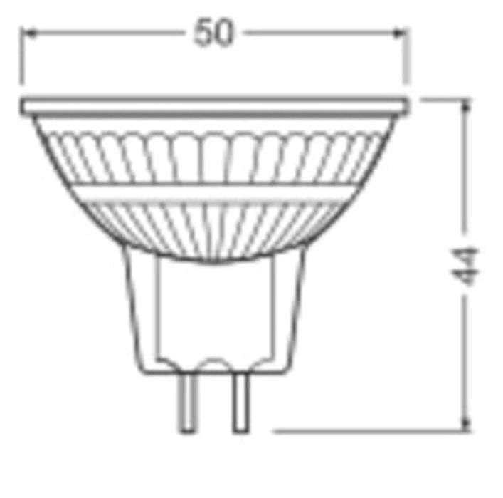 OSRAM 3 buc. becuri LED reflectoare MR16 - set 3 bucati