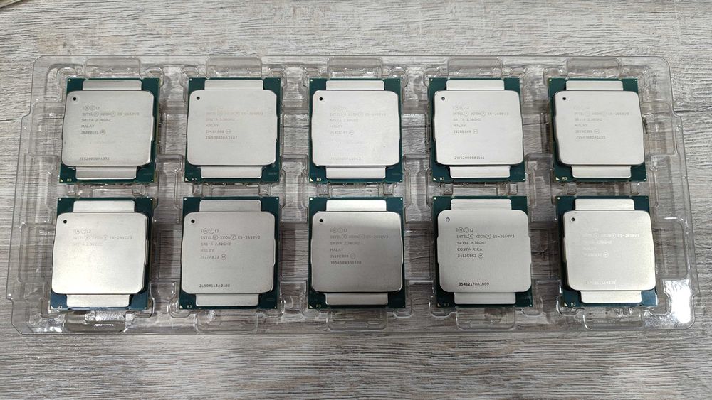 Серверные процессоры Xeon e5 2650v3, e5 2650v4