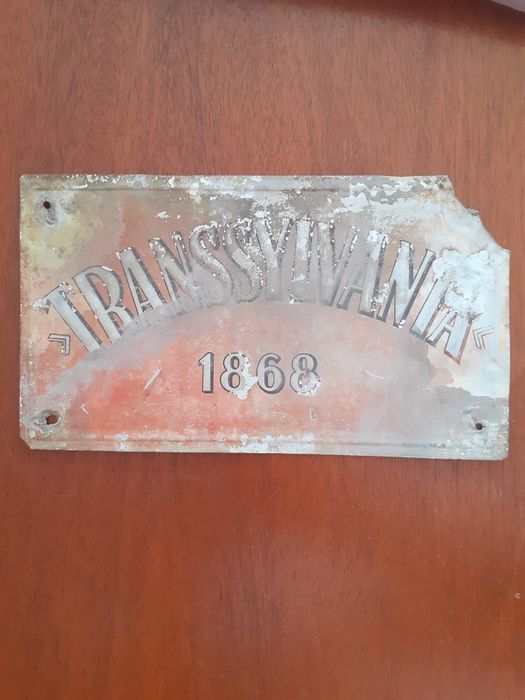 Plăcuță Transsylvania 1868
