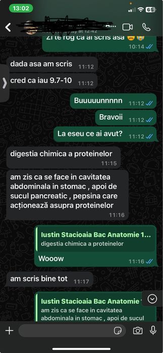 Meditatii anatomie bacalaureat