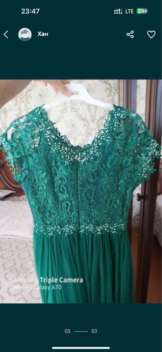 Красивое вечернее платье