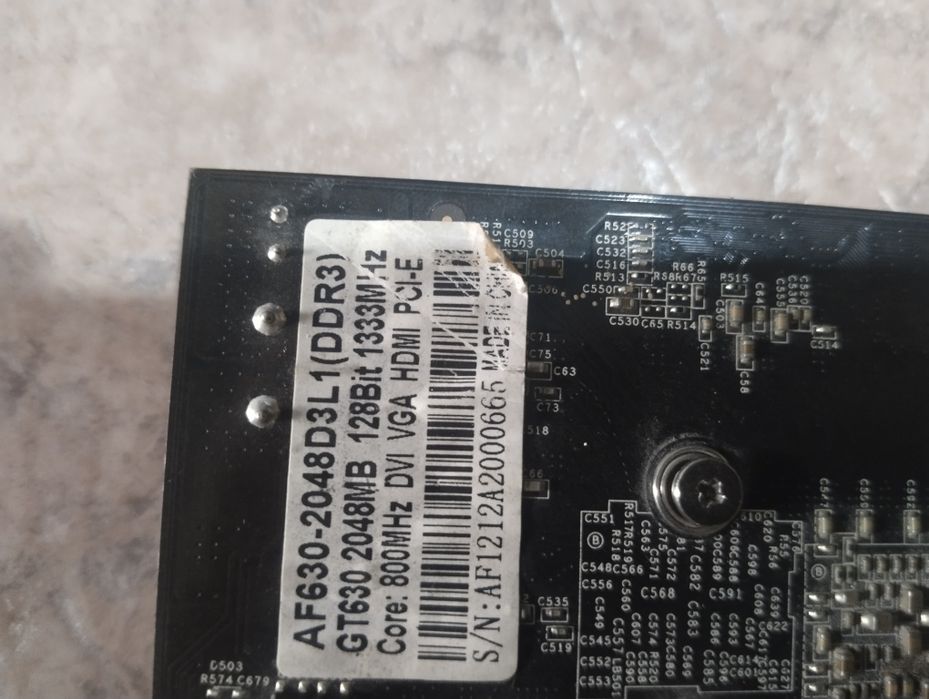видеокарта geforce 630 gt 2gb на разбор