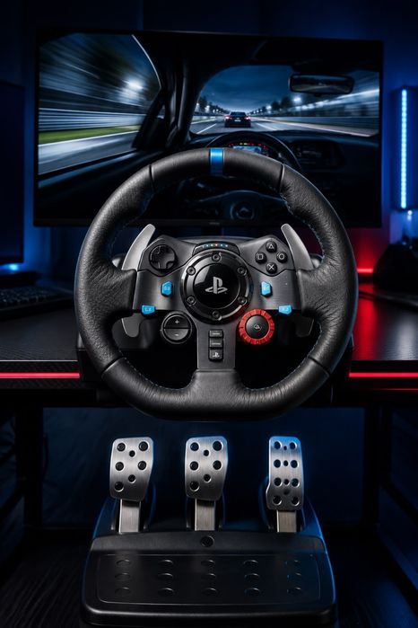 Волан с педали Logitech G29 PS4/PS5 Гаранция 1г Чисто Нов