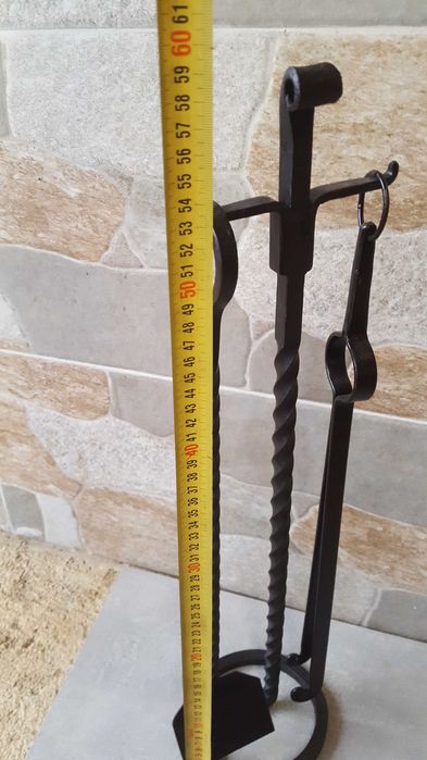 Комплект ковани прибори за камина