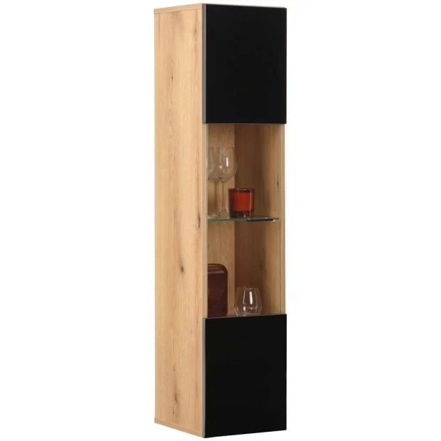 Стенна витрина в 2 цвята