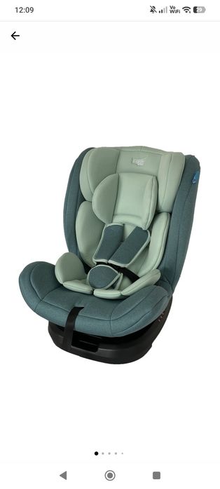 Scaun auto ISOFIX U-Grow U223-GRN, rotativ, 0-36 kg, Verde