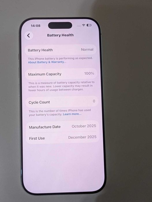 iPhone 17 Pro Silver - NOU (0 cicluri) - 256gb - Garanție 1 an