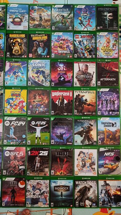 Xbox one и series x игры на дисках