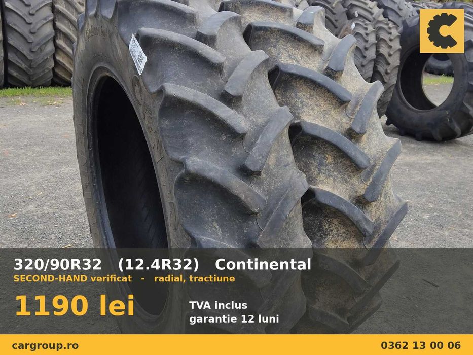 Cauciucuri 320/90R32 12.4R32 Continental Anvelope Tractor SH GARANTIE