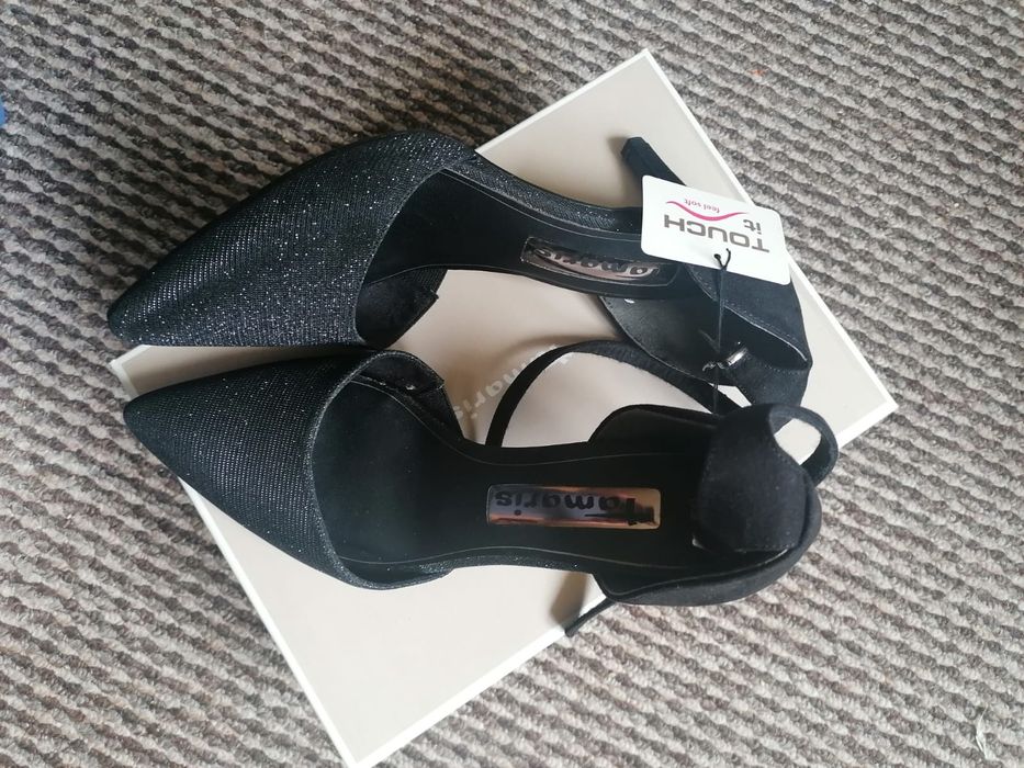 Pantofi cu toc nr 39, Tamaris, nou