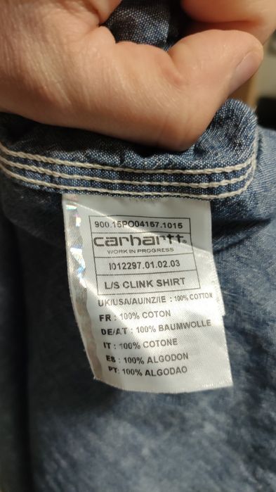 Carhartt XL Мъжка риза с дълъг ръкав