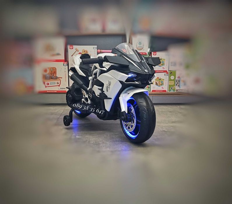 ТОП ЦЕНА!НОВО!Акумулаторен мотор с Ninja Duo WHITE с 12V батерия,USB