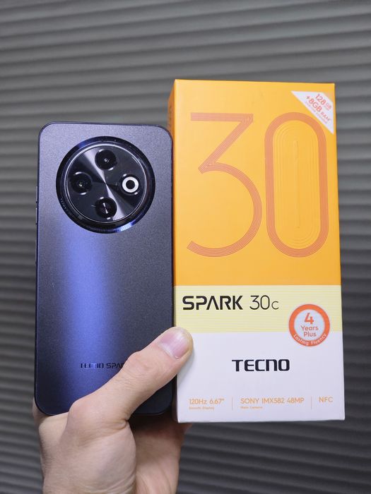 Tecno Spark 30c 8/128gb 120Hz Sony 48mp Nfc Helio G81