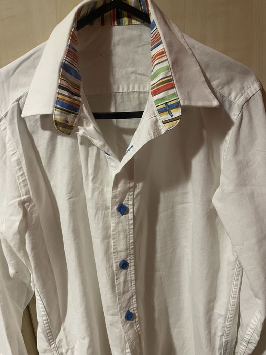 Бяла мъжка риза s/m