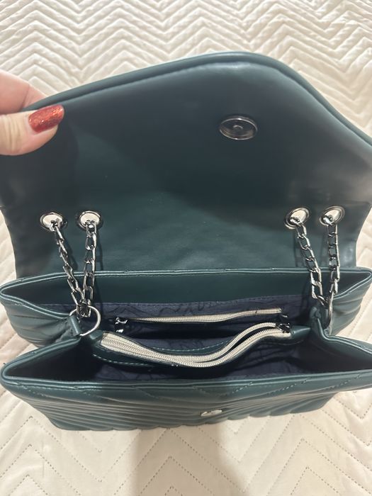 Geanta de umar culoare verde