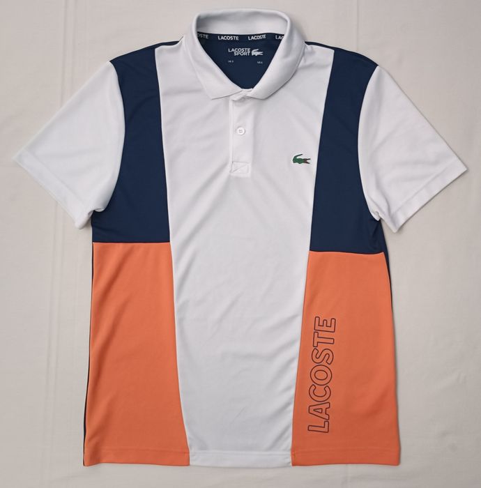 Lacoste Graphic Polo Shirt оригинална тениска S спорт поло фланелка