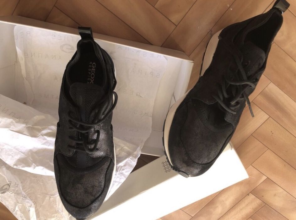 Sneakers damă Geox piele naturală